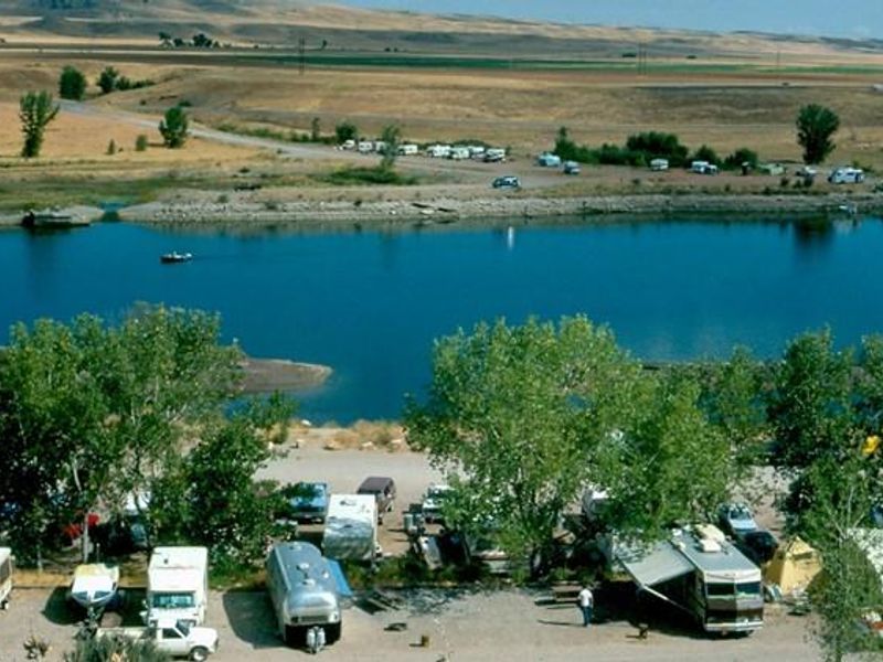 Afterbay Campground looking toward Grapevine Campground.