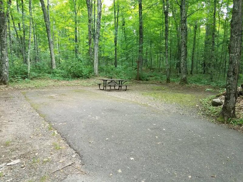 Lake Ottawa Campground campsite 10.