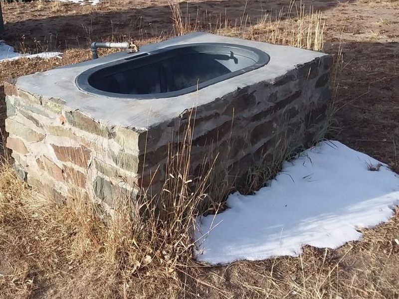 water tub located at hopewell lake