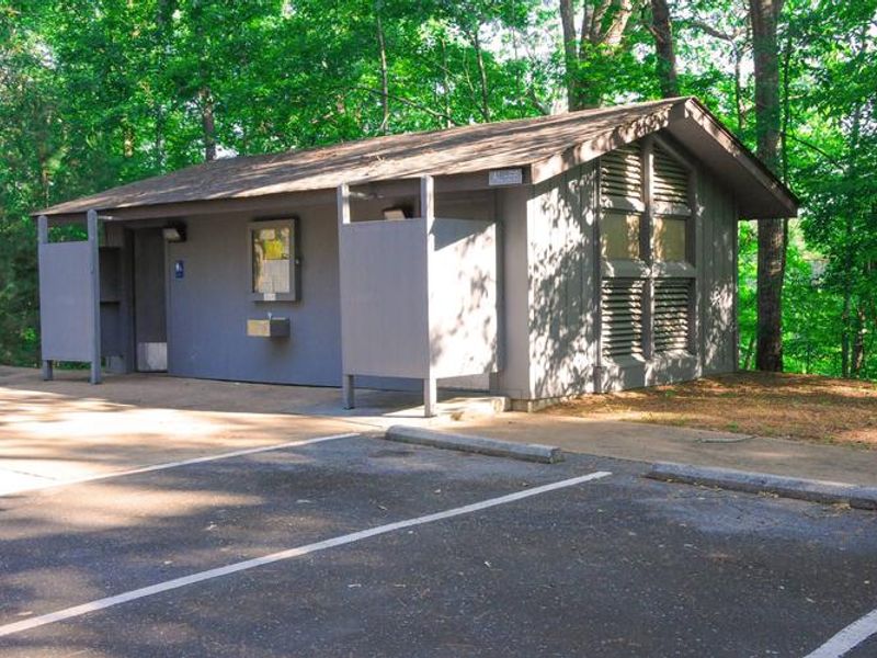 Upper Stamp Creek Campground Bath House.
