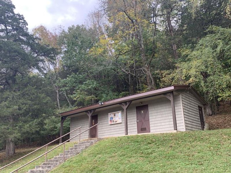 Restroom across from Site 77