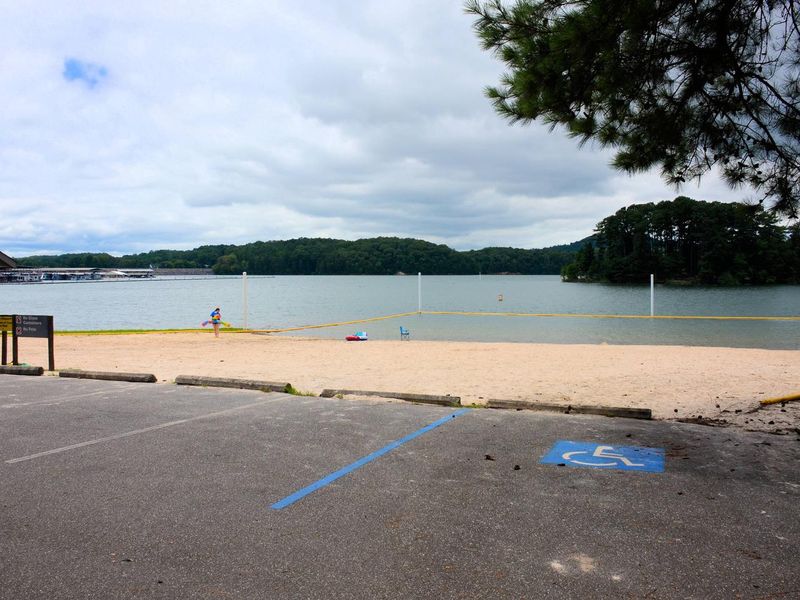 McKinney Campground beach.