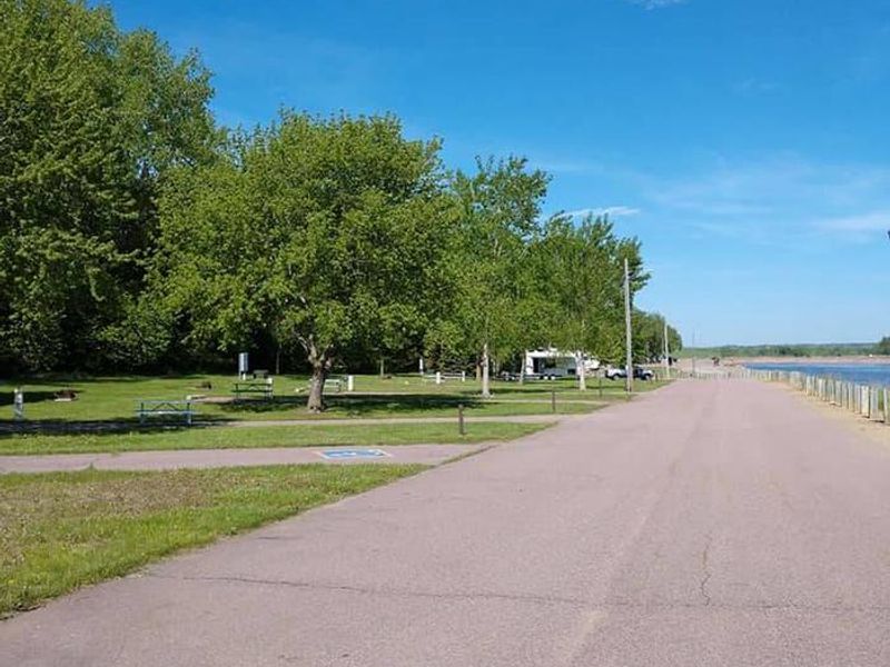 Campground along the Missouri River