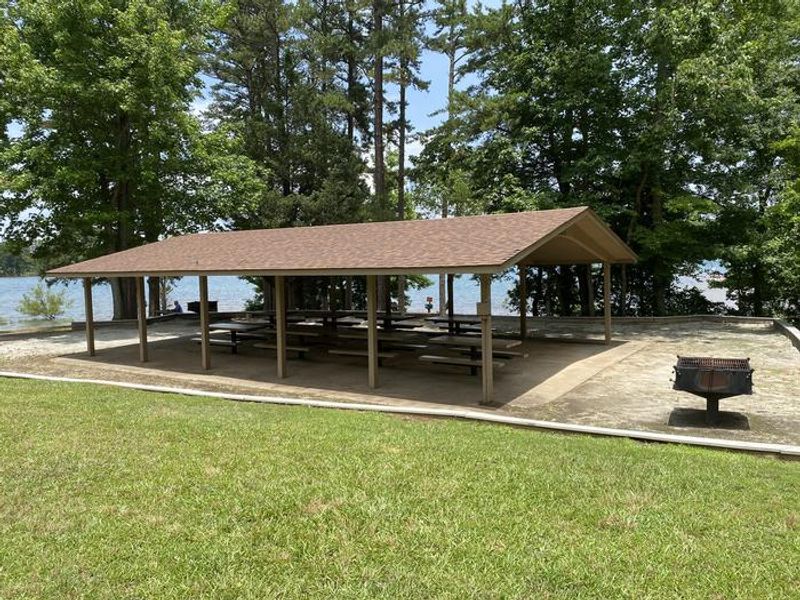 SINGING PINES Recreation Area Shelter 2 Side View