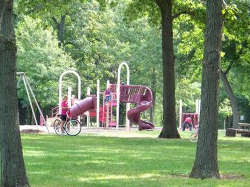 View of Potter’s North campground loop.