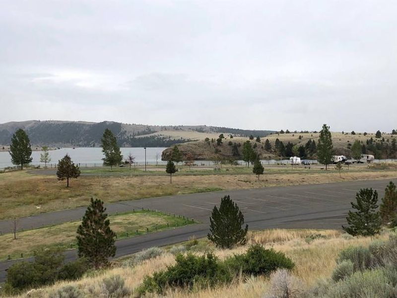 BLM Butte Field Office White Sandy Campground day use parking area.