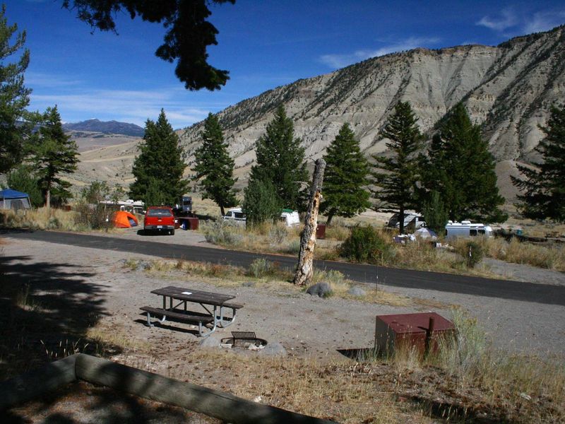 Mammoth Campsite #76, looking north