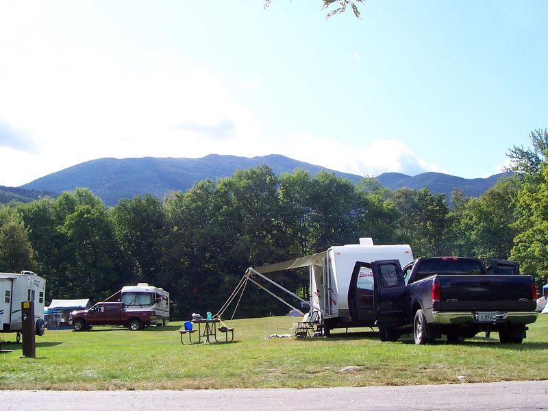 Looking at Mount Madison from Hayes Field