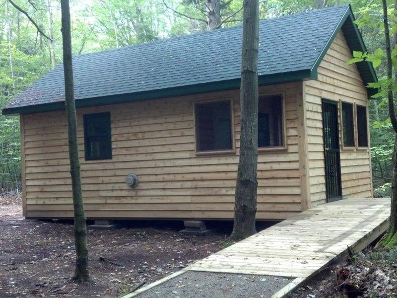 Merchant Cabin located on Grand Island