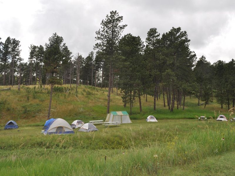 There are two group campsites available to reserve at Elk Mountain Campground.