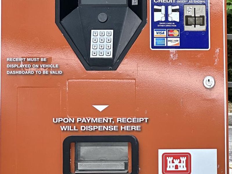 Fee Station ($5.00 per vehicle.... CARD ONLY / CASH NOT ACCEPTED)