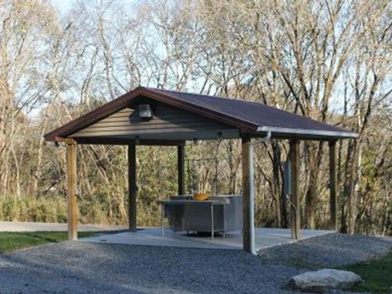 Fishing Cleaning Station located in Day Use area