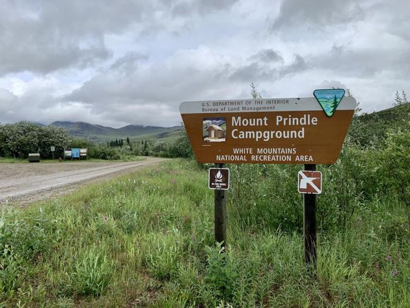 Mount Prindle Campground Sign