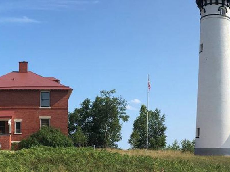 Picture of the Au sable Light Station and grounds