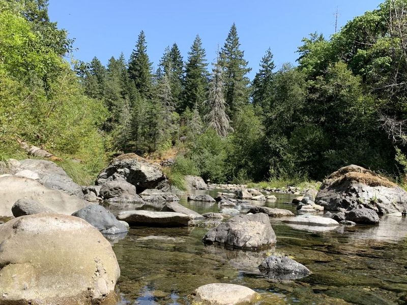 Photo of Sixes River from the Campground