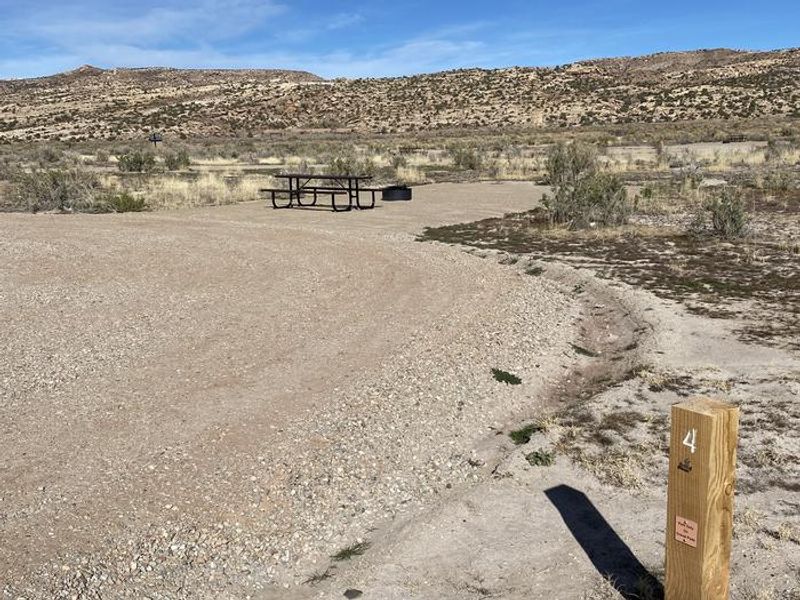 View of Copper Ridge from a campsite