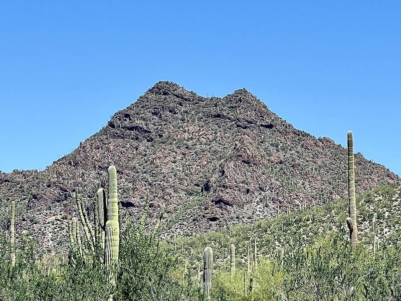 Twin Peaks Mountain, where the campground gets its name.