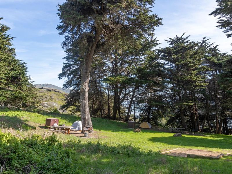 Side view of Bicentennial Campground.