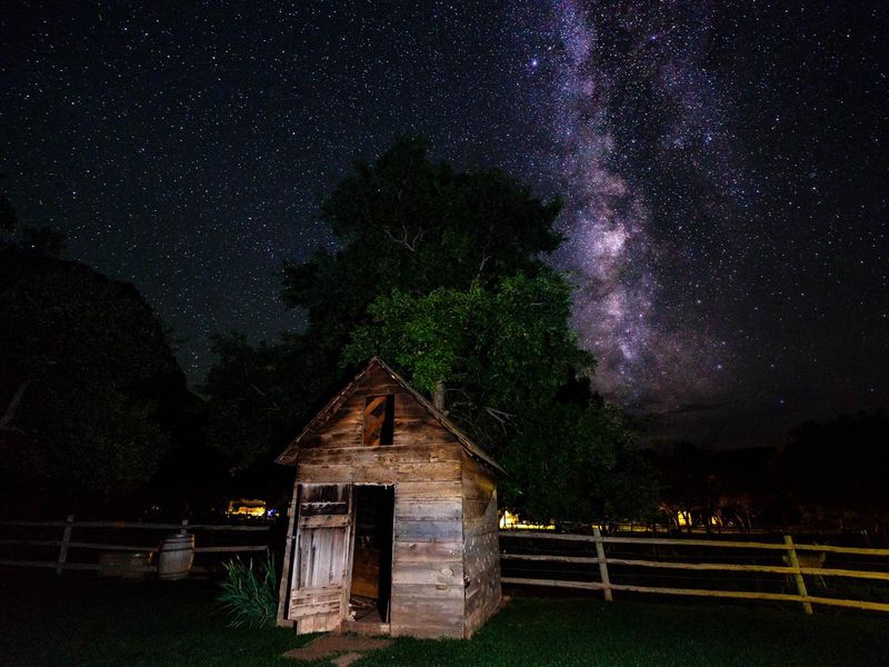 Starry Night at Gifford Homestead Near Fruita Campground