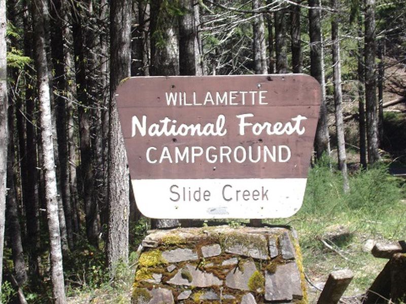 Slide Creek Sign