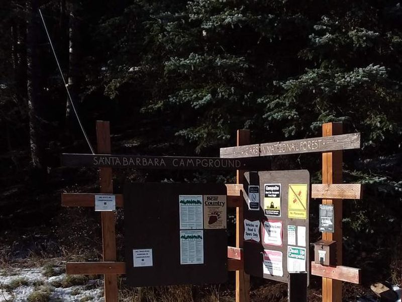 Santa Barbara info board