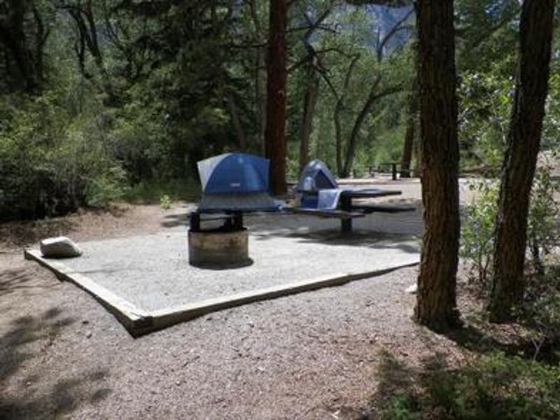 Campsite with tents