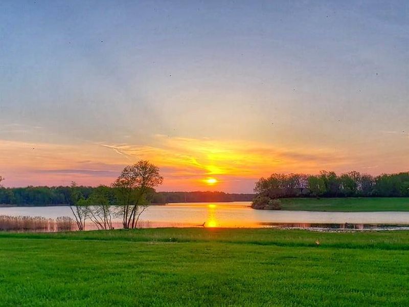 Sunrise at the Auxiliary Spillway