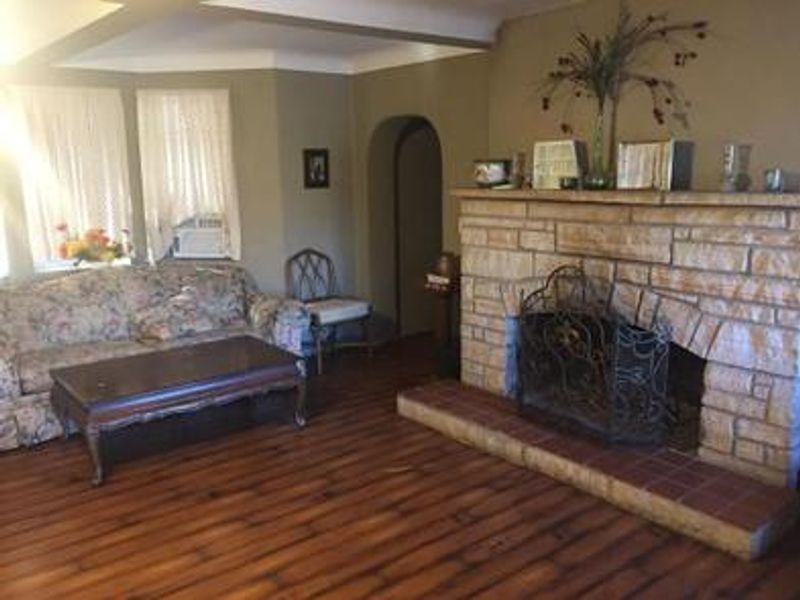 Living Room with fireplace.