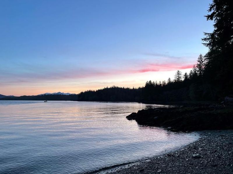 Fish Creek Cabin view of Thorne Arm