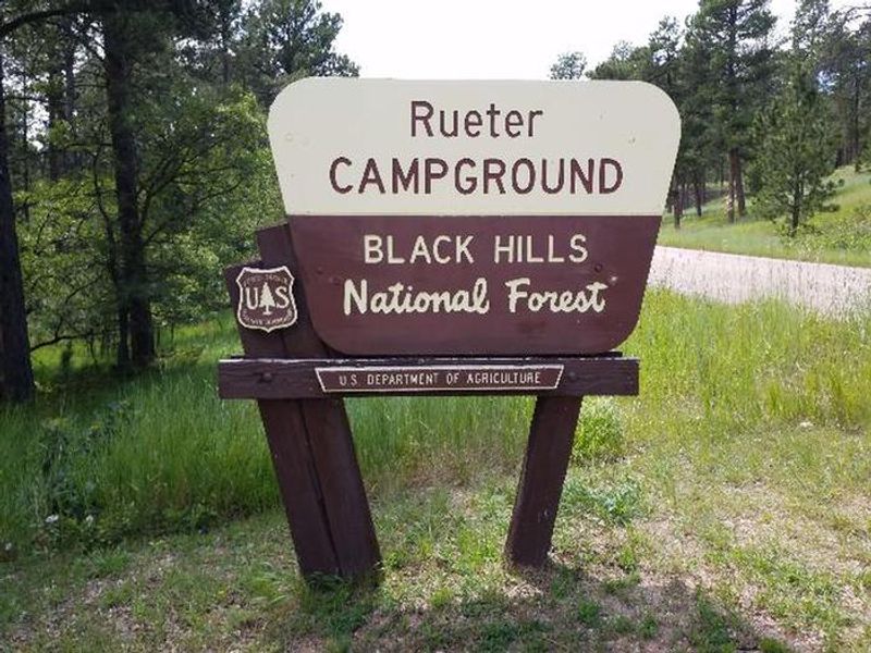 Reuter Campground Entrance Sign