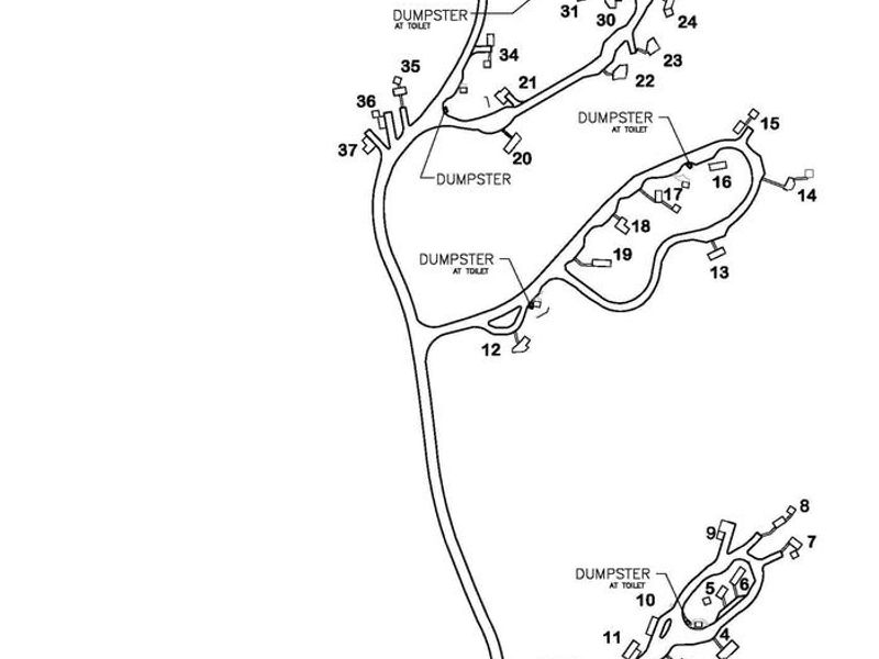 Hilltop Campground Site map