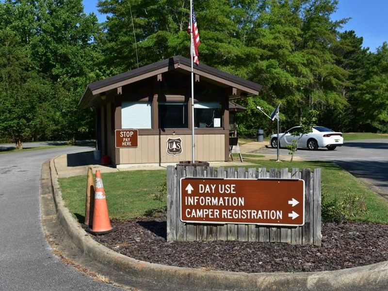Clear Creek Recreation Area Entrance