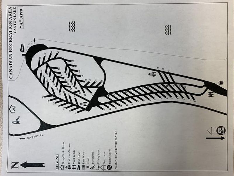 Canadian A Campground Map