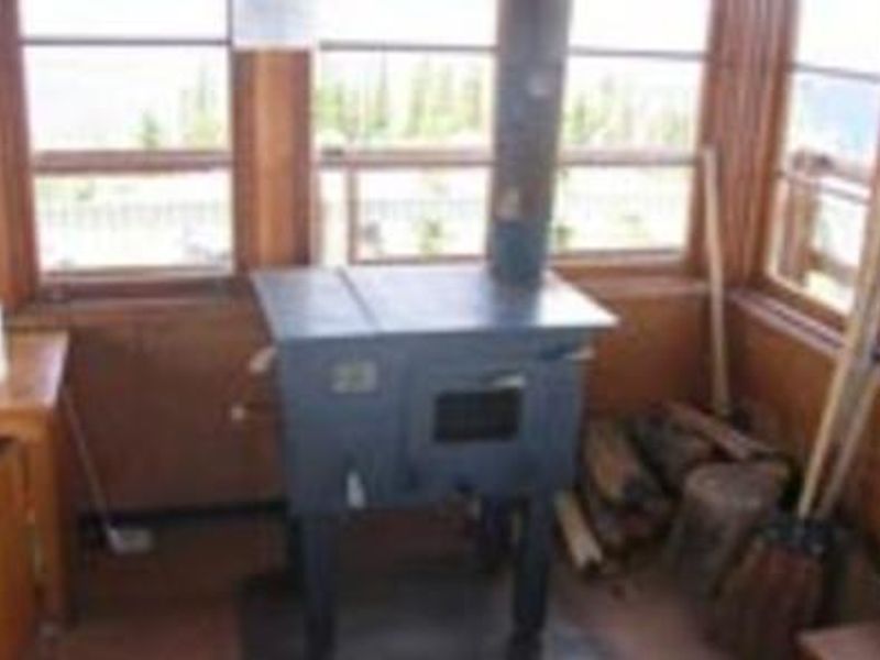 Garver Lookout wood stove