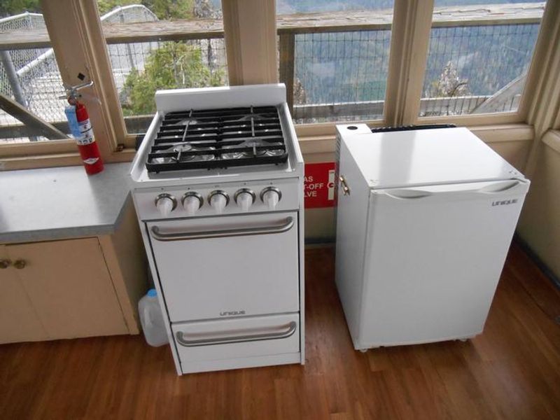 Acker Rock Lookout kitchen area