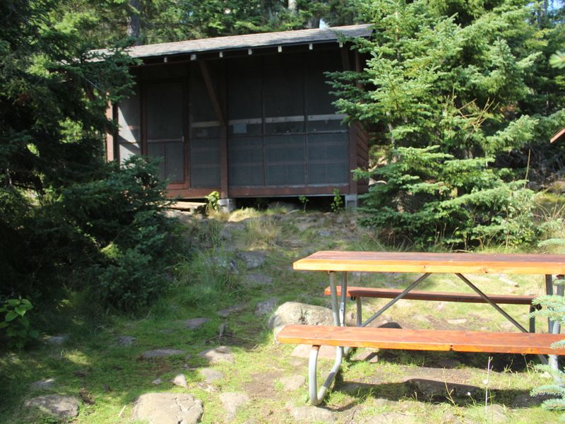 Shelters are very popular on Isle Royale. Don't expect one to be available your first evening in a campground.