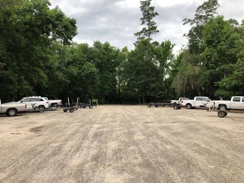 area for boat trailer parking