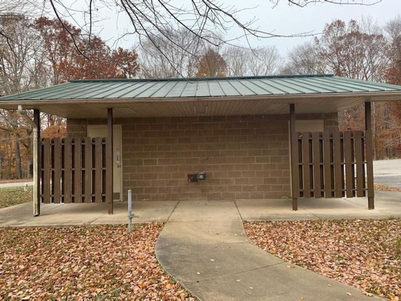 Restroom Facility near shelter