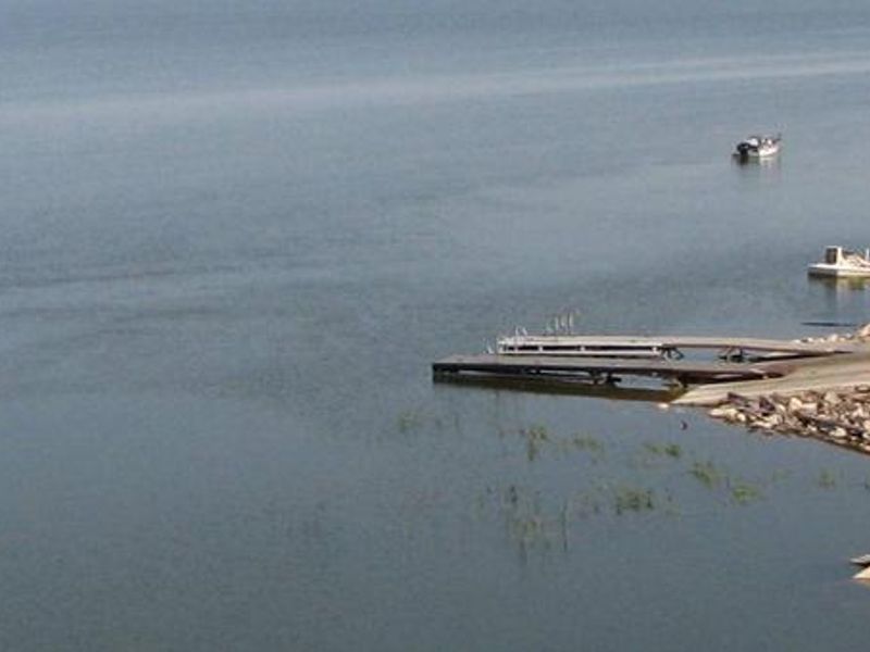 Hazelton Boat Ramp located on the north side of the Recreation Area.