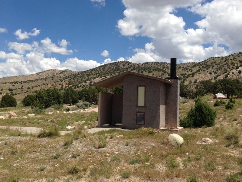 Restroom at Simpson Springs Campground