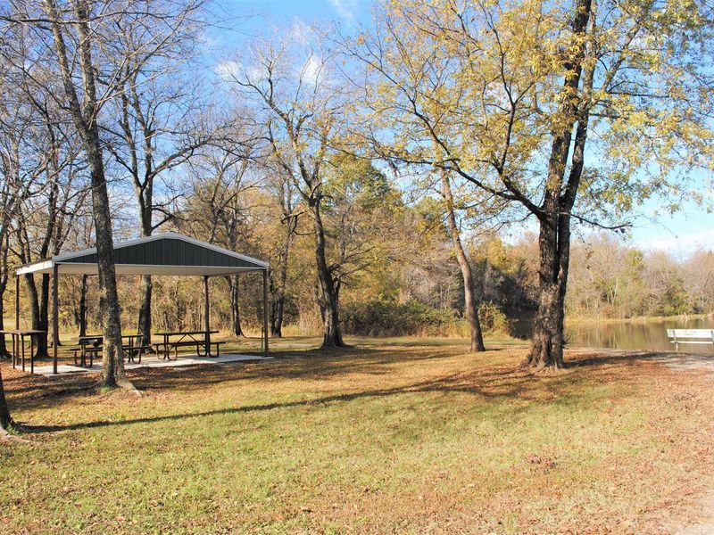 Fishing Pond and Picnic Shelter