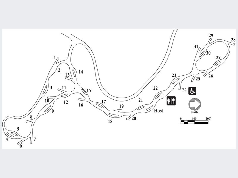 Meriwether Lewis Campground Map