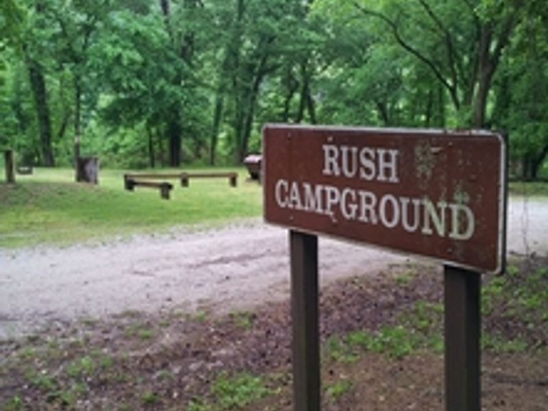 Rush Campground Entrance