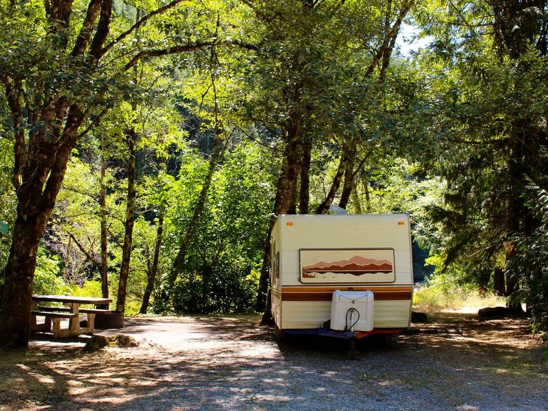 Lake Harriet campsite