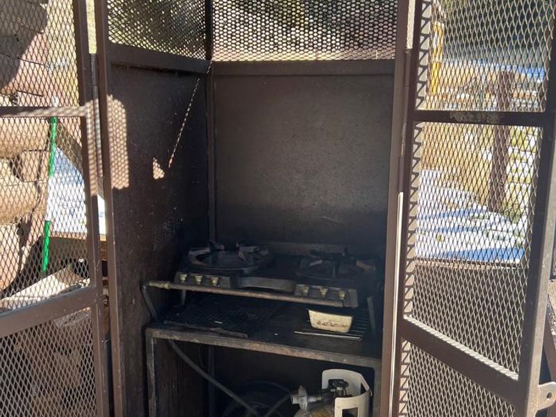 Outdoor propane cook top