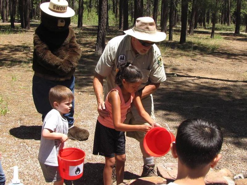 Forest Naturalists offer interpretive and interactive programs every weekend in the Rim Lakes Recreation Area campgrounds