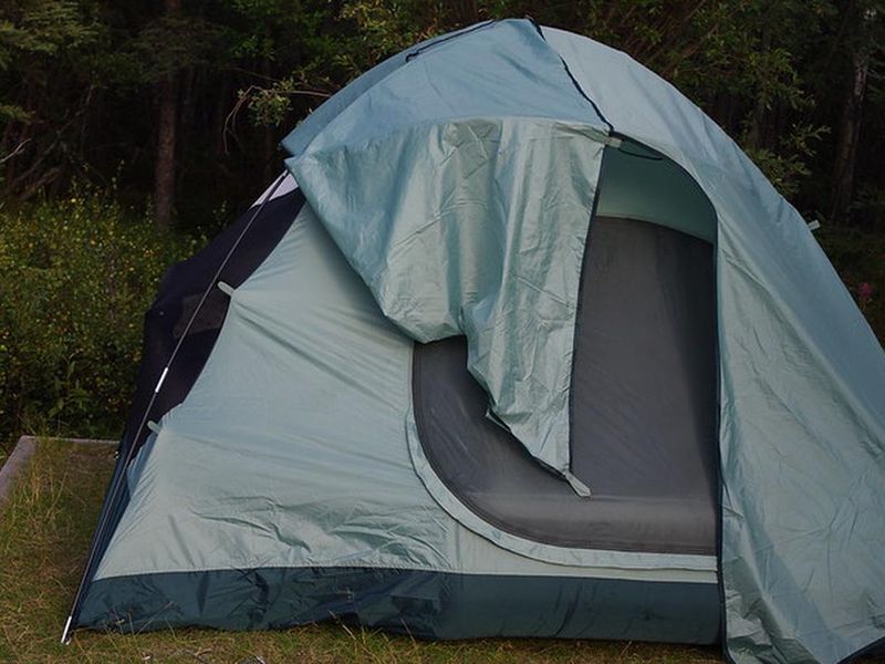 Tent Camping at Sourdough Creek Campground 