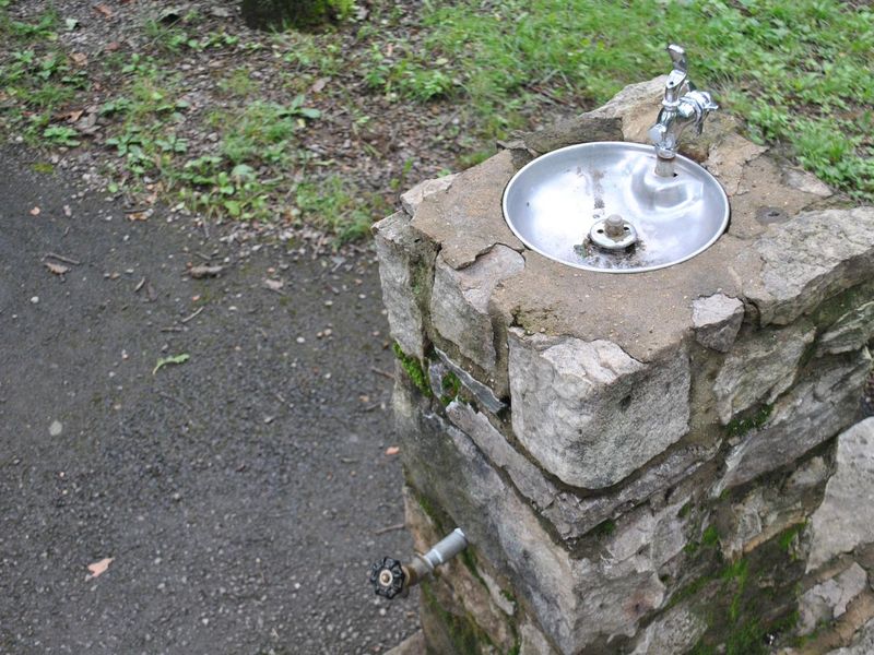Mathews Arm Campground Water Fountain and Spigot
