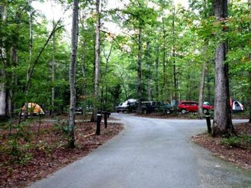 Campers in Oak Ridge Campground