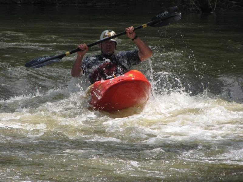 Kayaker at Horseshoe Bend